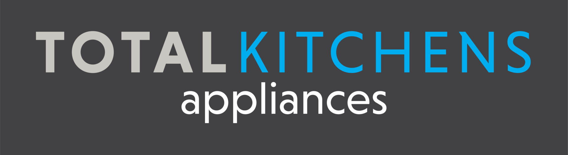 Total kitchens logo horizontal charcoal appliance rgb